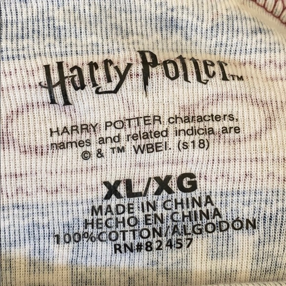 HARRY POTTER LEVIOSA Thermal Set Long Pajamas Women’s Size XL/XG HOLIDAY READY - Picture 3 of 11